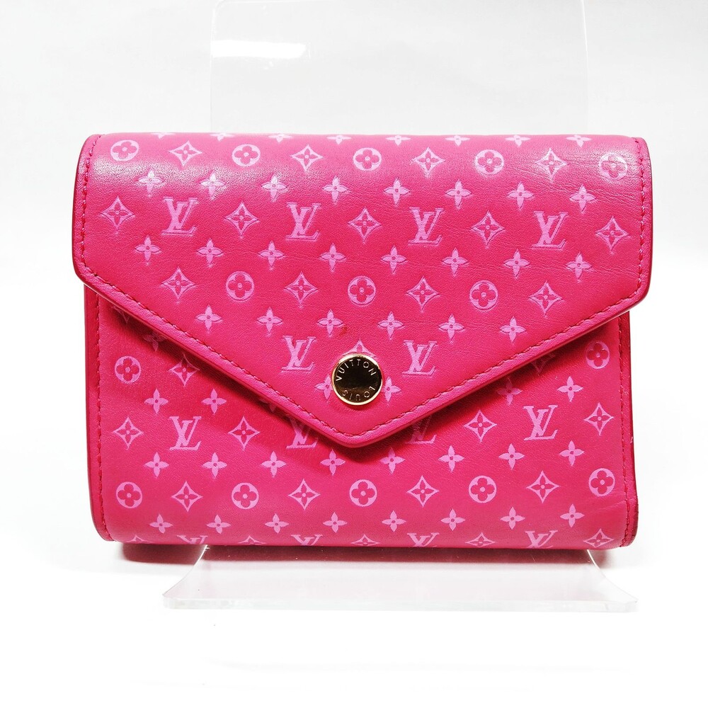 Louis Vuitton Lv Wallet Pink Leather #197266L22